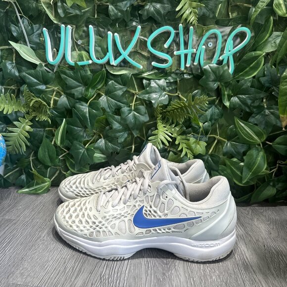 NIKE Mens Zoom Cage 3 Cool Grey Sneakers Shoes918193-044 Gray Blue Size 9 main image 7